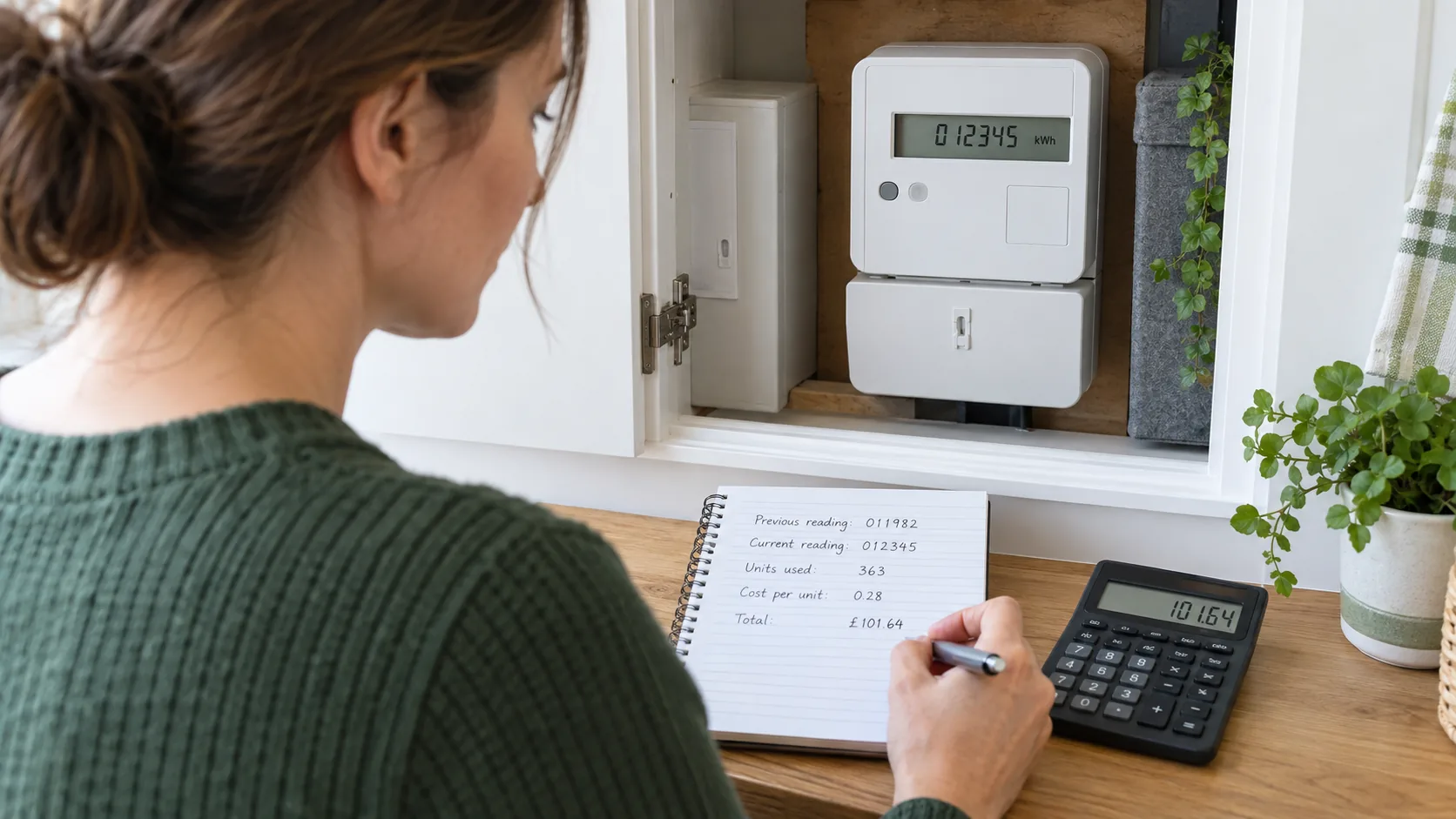 How to Calculate an Electricity Bill from Meter Readings