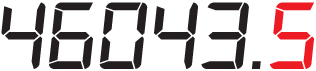 Example electronic electricity meter reading